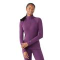 Purple Iris Heather - Smartwool - Women's Classic Thermal Merino Base Layer 1/4 Zip