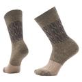 Military Olive-Fossil - Smartwool - Everyday Color Block Cable Crew Socks