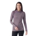 Chalk Violet Heather - Smartwool - Women's Thermal Merino Rib Turtleneck