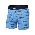 Fish On-Sail Blue - Saxx - Men's Ultra Super Soft Boxer Briefs