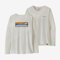 Boardshort Logo Light Plume Grey: White - Patagonia - Women's L/S Cap Cool Daily Graphic Shirt - Waters