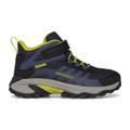 Navy/Hi Vis - Merrell - Kid's Moab Speed Mid 2 A/C Waterproof