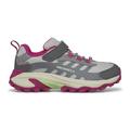 Grey/Berry/Mint - Merrell - Kid's Moab Speed 2 Low A/C Waterproof