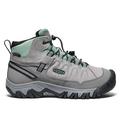 Alloy/Granite Green - Keen - Big Kids' Targhee IV Waterproof Hiking Boot