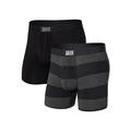 Graphite Ombre Rugby/Black - Saxx - Men's Vibe Super Soft (2 Pack)