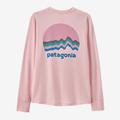 Ridge Rise Moonlight: Peaceful Pink - Patagonia - Kid's L/S Cap SW T-Shirt