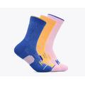 Pink Twilight / Sherbet / Dazzling Blue - HOKA - Unisex Crew Run Sock 3-Pack