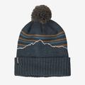 Fitz Roy Stripe Knit: Smolder Blue - Patagonia - Powder Town Beanie