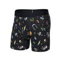 Gamer's Paradise-Black - Saxx - Men's DropTemp Cooling Cotton Boxer Briefs