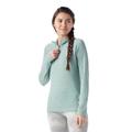 Arctic Green Heather - Smartwool - Women's Classic Thermal Merino Base Layer 1/4 Zip