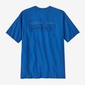 P-6 Outline: Vessel Blue - Patagonia - Men's P-6 Logo Responsibili-Tee