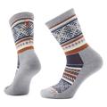 Light Gray - Smartwool - Everyday Fair Isle Sweater Crew Socks