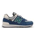 NB Navy/Slate Grey/New Spruce - New Balance - Unisex 574