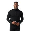 Black - Smartwool - Men's Classic Thermal Merino Base Layer 1/4 Zip