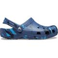 Navy / Multi - Crocs - Kid's Classic Marbled Clog