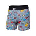 Beer Olympics- Grey - Saxx - Men's Vibe Super Soft Boxer Briefs