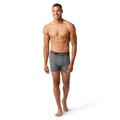 Medium Gray Heather - Smartwool - Male Men's Active Boxer Brief Boxed