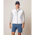 White - Johnnie-O - Men's Crosswind Quilted Performance Vest