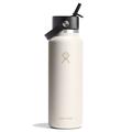 Ivory - Hydro Flask - 40 oz Wide Mouth with Flex Straw Cap