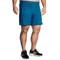 Dk Ocean Terrain Print - Brooks Running - Men's Sherpa 7" 2-in-1 Short