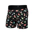 Happy Hour- Black - Saxx - Men's DropTemp Cooling Cotton Boxer Briefs