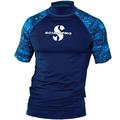 Blue - SCUBAPRO - UPF 50 Short Sleeve Rash Guard for Men