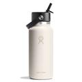 Ivory - Hydro Flask - 32 oz Wide Mouth with Flex Straw Cap