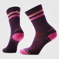 Purple Iris - Smartwool - Women's Hike Light Cushion Tube Stripe Crew Socks