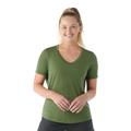 Fern Green - Smartwool - Women's Active Ultralite V-Neck Short Sleeve