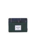 Darkest Spruce Winter Plaid - Herschel Supply - Charlie Cardholder Wallet