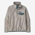 Oatmeal Heather w/Nouveau Green - Patagonia - Women's LW Synch Snap-T P/O