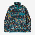 Fitz Roy Patchwork: Belay Blue - Patagonia - Men's LW Synch Snap-T P/O