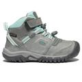 Grey/Blue Tint - Keen - Little Kids' Ridge Flex Waterproof Boot