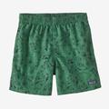 Los Garibaldi Simple: Gather Green - Patagonia - Kid's Baggies Shorts 5 in. - Lined