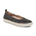 Charcoal Shimmer Leather - Vionic - Women's Uptown Ballet Slip On Sneaker