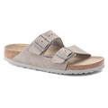 Stone Coin - Birkenstock - Arizona Soft Footbed Suede Leather