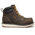 Dark Chocolate/Sandshell - Keen - Men's Cincinnati 6" Waterproof Boot (Carbon-Fiber Toe)