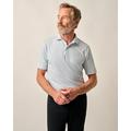 Barrels Blue - Johnnie-O - Mens Vik Striped Jersey Performance Polo