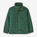 Conifer Green - Patagonia - Kid's Nano Puff Brick Quilt Jacket