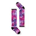 Purple Iris - Smartwool - Junior Ski Zero Cushion Tie Dye Print Over The Calf Socks