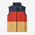 New Navy w/Madder Red - Patagonia - Kid's Down Sweater Vest