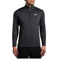 Htr Black - Brooks Running - Men's Dash 1/2 Zip 2.0