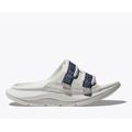 White / Bellwether Blue - HOKA - Unisex Ora Luxe