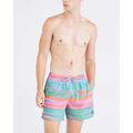 Abstract Stripe-Multi - Saxx - Men's Oh Buoy 2N1 Swim Shorts