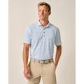 Blue - Johnnie-O - Mens Performance Mesh Polo - Razz Print