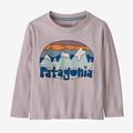 Echo Purple - Patagonia - Baby Long Sleeved Fitz Roy Flurries T Shirt
