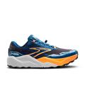 Ebony/Blue Sapphire/Orange - Brooks Running - Men's Caldera 7