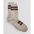 Yellowstone Taupe - Pendleton - National Park Stripe Crew Socks