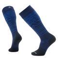 Deep Navy - Smartwool - Snowboard Iguchi Pattern Over The Calf Socks