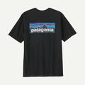 Black - Patagonia - Men's P-6 Logo Responsibili-Tee